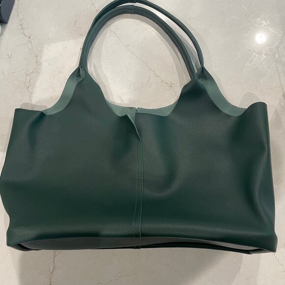 Anthropologie Jennings Tote - Emerald Green - Picture 4 of 5